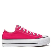 Modne superge Converse Chuck Taylor All Star Lift Platform Ox A11539C Roza