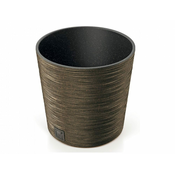 Prosperplast Pokrov za cvetlični lonec FURU ROUND ECO WOOD 2v1 plastika d25x25cm