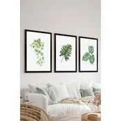 WALLXPERT Set 3 dekorativne slike Artsycllct27