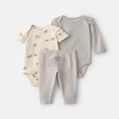 Carters komplet 3/1 (bodi x 2, d.deo), unisex