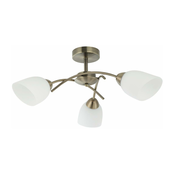 Plafonski luster DONNA 3xE27/60W/230V patina