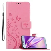 Cadorabo CADORABO Samsung Galaxy J5 2017 v klasična zlata - ovitek v cvetličnem dizajnu z magnetnim zapiranjem, stoječo funkcijo in režami za kartice, (20567281)