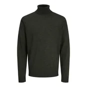 Jack & Jones Premium Pulover JPRMARK temno zelena