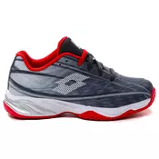 Otroška obutev za tenis Lotto Mirage 300 ALR Jr Asphalt/All White/Flame Red EUR 37