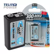 Ansmann NiMH 9V / 6F22 tip 300 maxE od 9V 300mAh punjiva baterija ( 4047 )