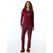 Penti Pižama Pyjama-Sets burgund
