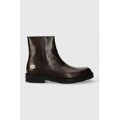 Kožne cipele Karl Lagerfeld KRAFTMAN za muškarce, boja: smeda, KL11440
