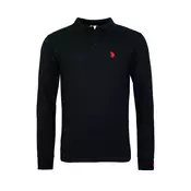 U.S. POLO ASSN. Majica rdeča/črna