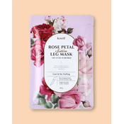 Petitfee & Koelf Maska-nogavice proti otekanju Rose Petal Satin Leg Mask - 40 g / 2 kos