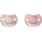 Suavinex Walk 6-18 months pink pacifier 2 pieces