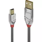 shumee Lindy 2m USB 2.0 kabel tipa A do Mini-B, Cromo Line, 36632