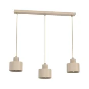 Luster na sajli PARKLA 3xE27/15W/230V bež
