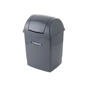Bentom PLASTIČNI KOŠ ZA ODPADKE S SPONKO 26L TEMNO SIVA - BEN