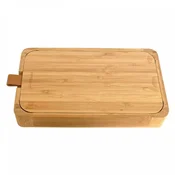KINGHOFF KH1695 KUTIJA ZA NAKIT I ŠMINKU BAMBUS 24X14X3.5CM