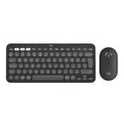 LOGITECH Combo US tastatura pebble 2 siva