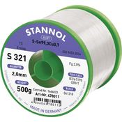 Stannol Stannol S321 2\,0% 2\,0MM SN99\,3CU0\,7CD 500G spajkalna žica\, neosvinčena neosvinčeni\, tuljava Sn99\,3Cu0\,7 ORH1 500 g 2 mm, (20395347)
