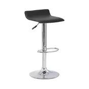 Barska stolica 84x40 cm crna/hrom