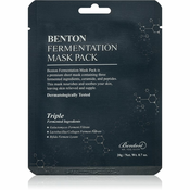 Benton Fermentation vlažilna tekstilna maska proti gubam 10 kos