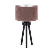 Duolla - Stona lampa LYON 1xE27/15W/230V precnik 30 cm braon