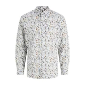 Jack & Jones Premium Srajca JPRBLAPARKER svetlo modra/rjava/brokat/bela