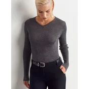 Dilvin Pulover Pullover temno siva