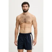 Calvin Klein Swimwear Kratke kopalne hlače  bež / temno modra / rjava