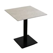 shumee Miza za kavarne in restavracije, vodoodporna HPL 12 mm, 65x65 cm, kremna Navona