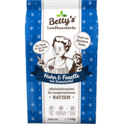 Bettys Landhausküche Suha mačja hrana Adult - piščanec in postrv - 1,40 kg