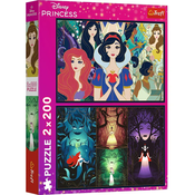 Trefl - Puzzle 2x200 Očarljive princese - 200 kosov