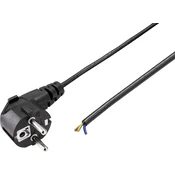 Sygonix Napajalni kabel\, varnostni vtič PG/odprt konec\, 1\,5 m\, črn Sygonix SY-5044220 tok priključni kabel črna 1.50 m, (20414668)