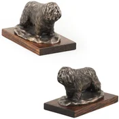 shumee Poljski nižinski ovčar, PON - kipec psa, pisarniška figurica, pokal za pasjo razstavo Art-Dog