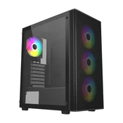 FSP Kucište M220-BA, Micro-ATX, Crno