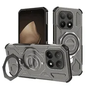 Hibridni ovitek Carbon Shield Pro za Xiaomi 15T - smoke black