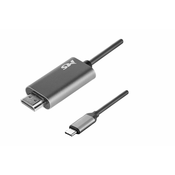MS kabel USB-C na HDMI 1.4, 2m 4K/30H, V-HC300