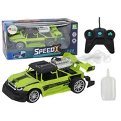 Avto na daljinsko upravljanje Car 1:20 Dimni učinek - zeleno