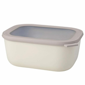 Rosti Mepal Cirqula posoda za shranjevanje 3l/24,9x19,8x10cm/nordijsko bela/plastika PP, TPE