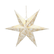 LED Božični okrasek LED/3xAA zvezda zlata