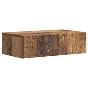 Vidaxl Stenska stranska miza Star les 59 x 34,5 x 17 cm Inženirski les