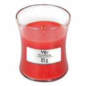 WoodWick Red rowan, Svijeca ovalna vaza 85 g