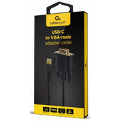 GEMBIRD A-CM-VGAM-01 USB-C to VGA-M adapter