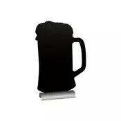 Crna tabla Securit Silhouette KRIGLA alu-postolje 34x22x6cm