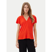 Vero Moda Bluza Bella 10327551 Rdeča Regular Fit