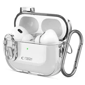 slomart Ohišje Tech-Protect Slim Hook za AirPods 1/2 - prozorno