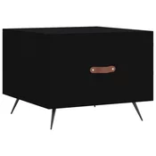 Stolic za kavu crni 50 x 50 x 40 cm od konstruiranog drva