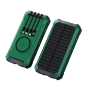 BOT Solarna banka SP5 1 panel 30000mAh s kabli, zelena