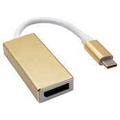 Akyga AK-AD-56 USB C 3.1 DisplayPort pretvornik adapter DP 4K MacBook kabel 15 cm