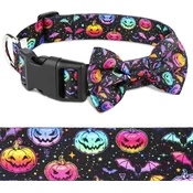 Halloween Ovratnica za Pse z Metuljčkom - M