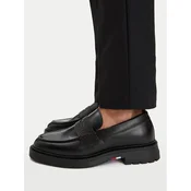 Tommy Hilfiger Čevlji brez vezalk Corporate Casual FM0FM05968 Črna