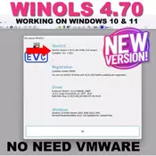 2022 Winols 4.7 Last Version – No Need Vmware Multi-language