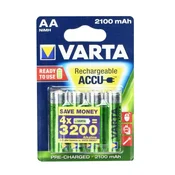 VARTA punjive baterije AA 2100 mAh, 4 kom. L-BAT0253